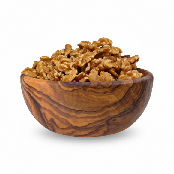 Nozes sem casca quartos